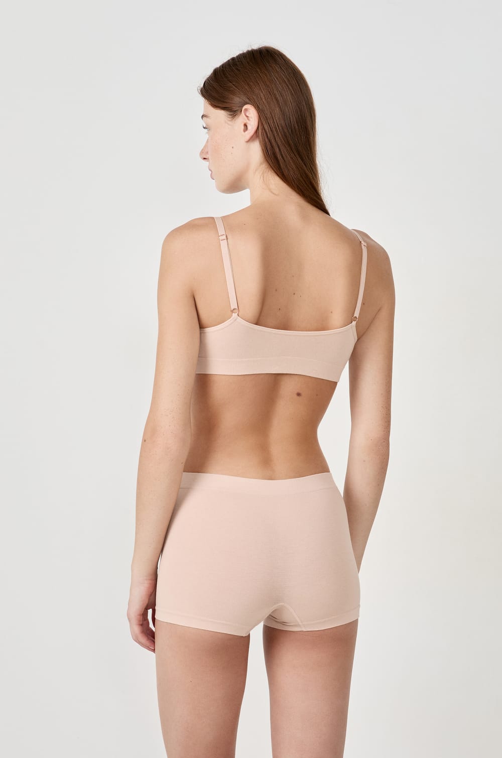 Sujetador sin costuras de algod&oacute;n org&aacute;nico;${refinementColor}