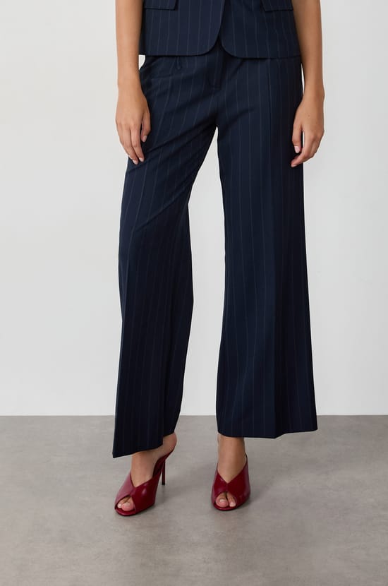 Pantalon à rayures;${refinementColor}