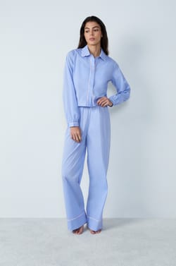 Cotton Pyjama Shirt "Pretty in Pink;${refinementColor}