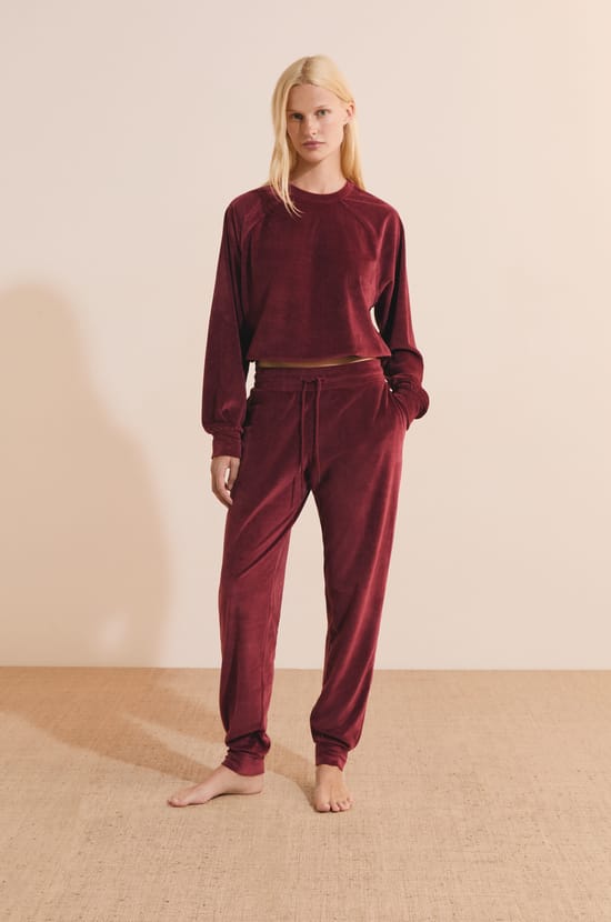Pantalon de pyjama c&ocirc;tel&eacute;;${refinementColor}