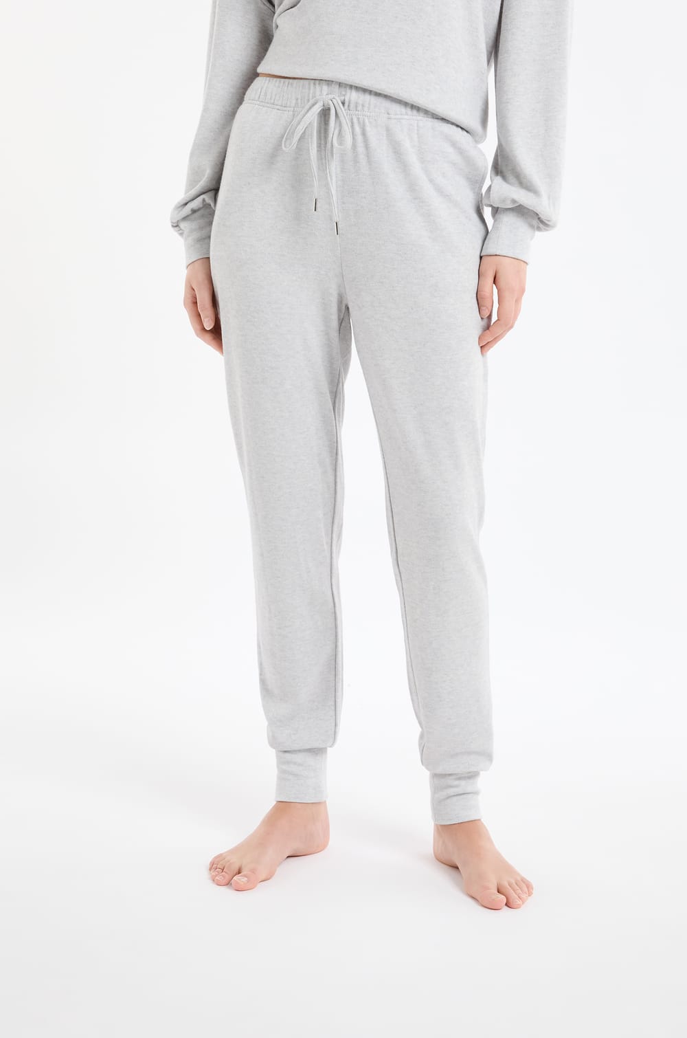 Pantalon de pyjama avec cordon;${refinementColor}