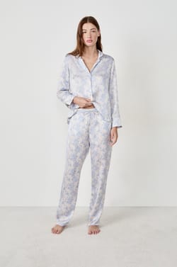 Pantalon de pyjama satiné;${refinementColor}