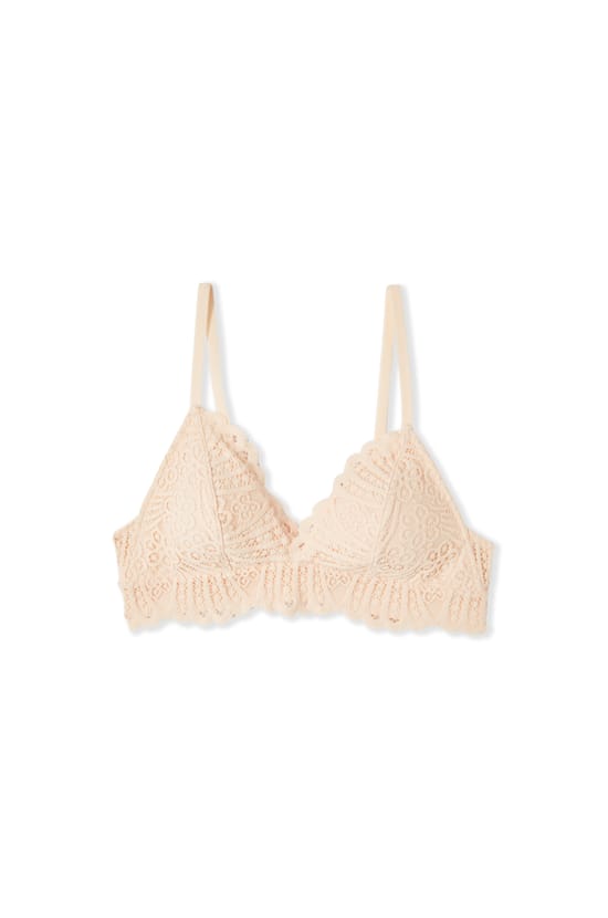 Soutien-gorge N.8 - Le triangle sans armatures en dentelle;${refinementColor}
