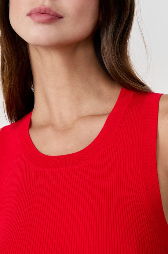 Fine Knit Tank Top;${refinementColor}