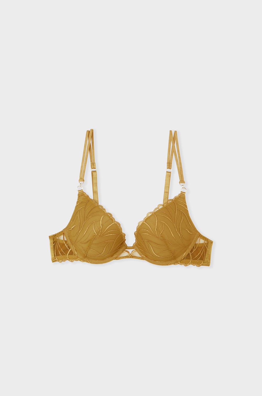 Bra N.2 - The Plunge Push-up in Floral Embroidery;${refinementColor}