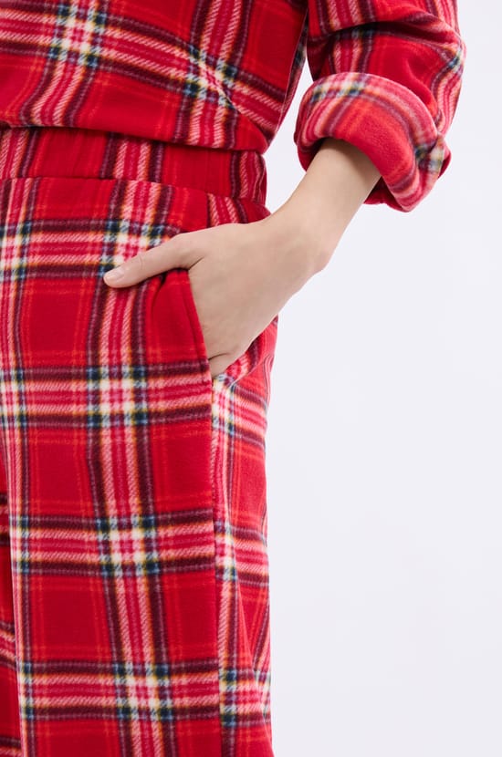 Pantalon de pyjama à carreaux;${refinementColor}