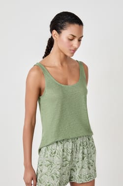 100% Linen Tank Top;${refinementColor}