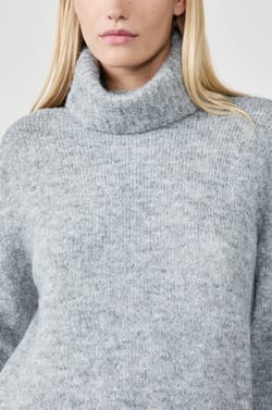 Turtleneck Sweater Dress;${refinementColor}