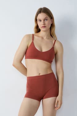 Comfort Cotton Bralette;${refinementColor}