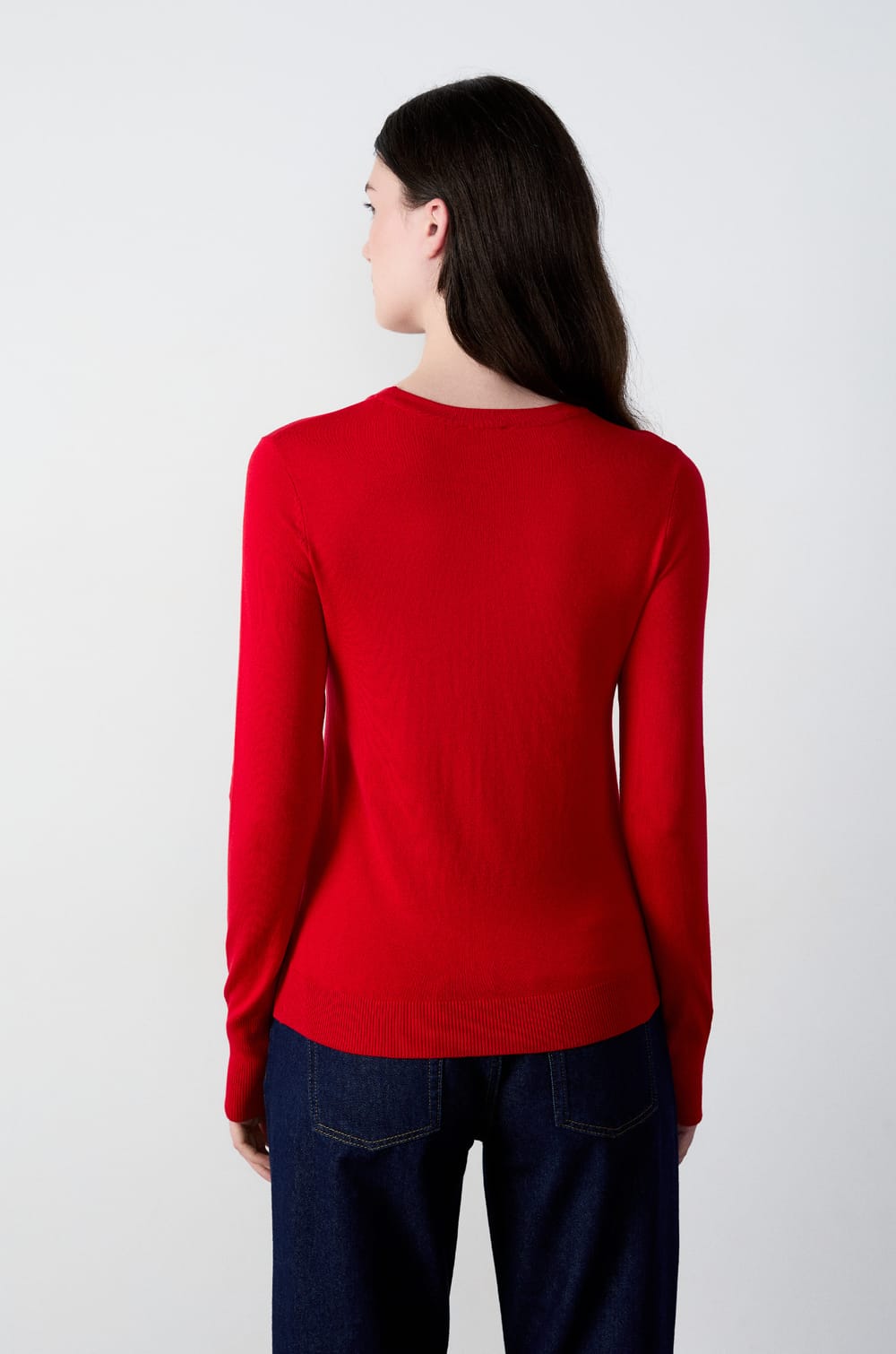 Crew Neck Sweater;${refinementColor}