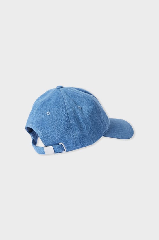 Cotton denim cap "French girl;${refinementColor}