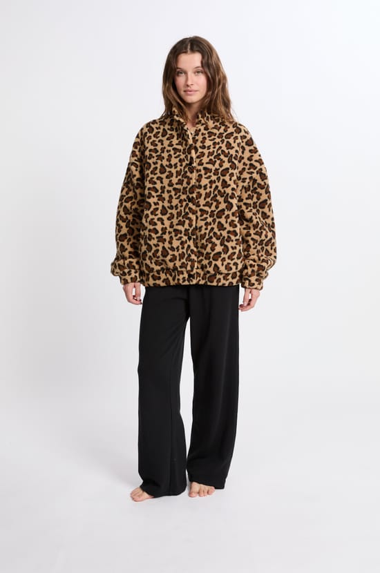 Veste à motifs effet polaire;${refinementColor}