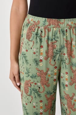 Pyjama-Hose mit Print;${refinementColor}