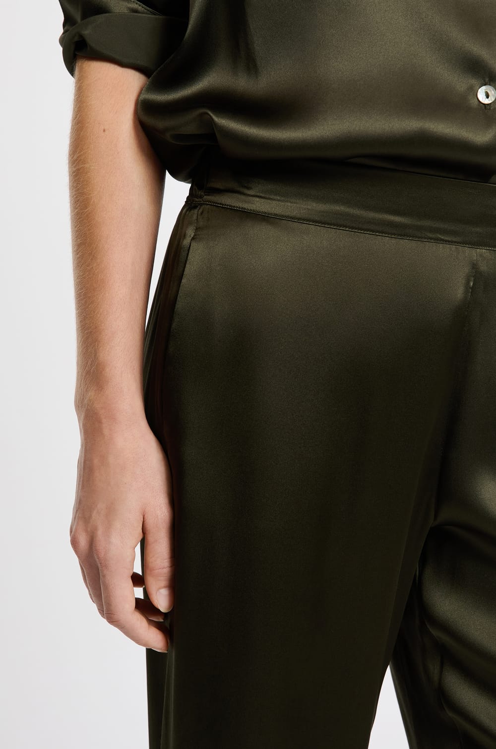 Washable Silk Pajama Pants;${refinementColor}