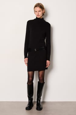 Turtleneck Sweater Dress;${refinementColor}