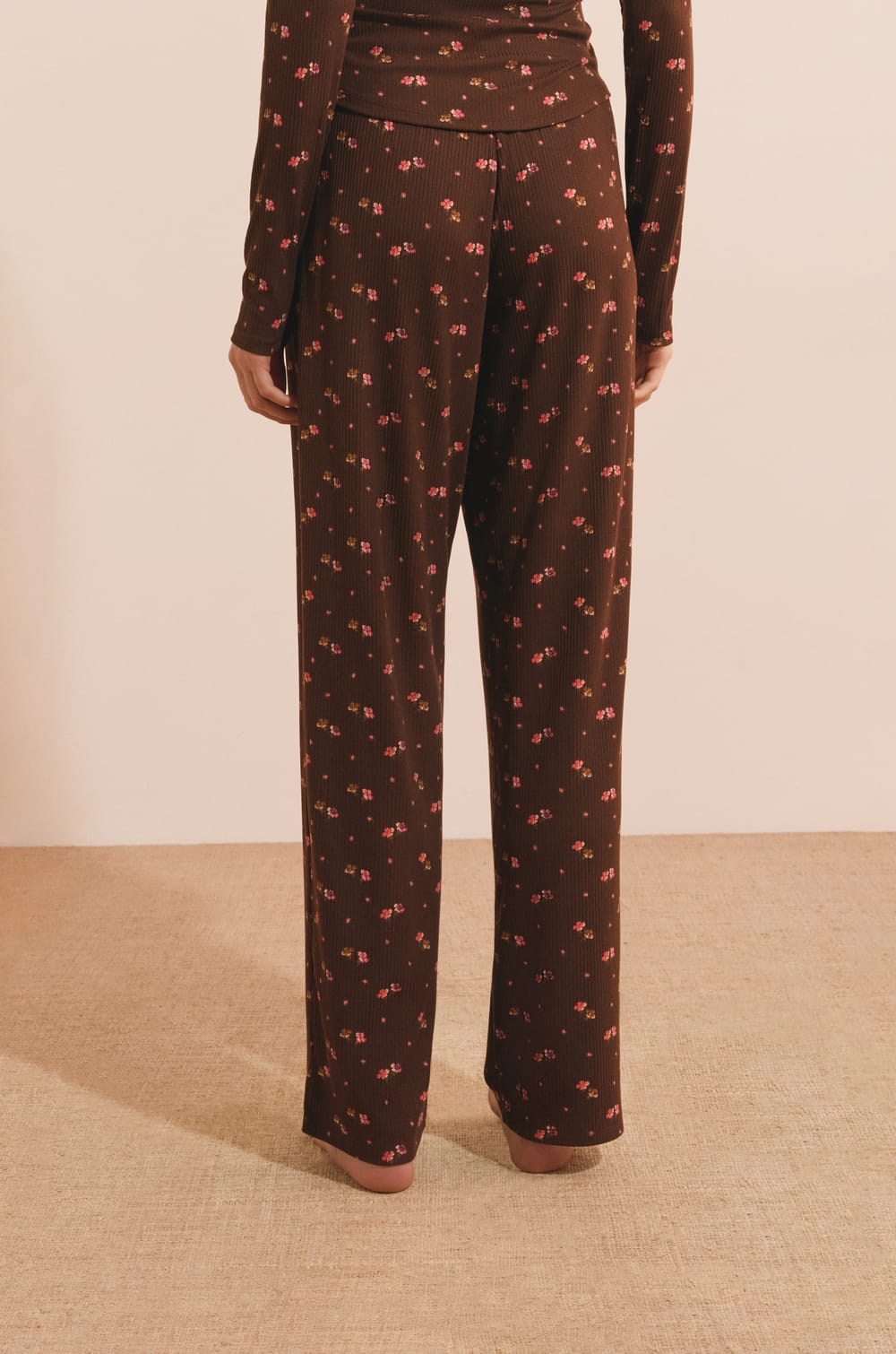Pantalon de pyjama &agrave; motifs;${refinementColor}