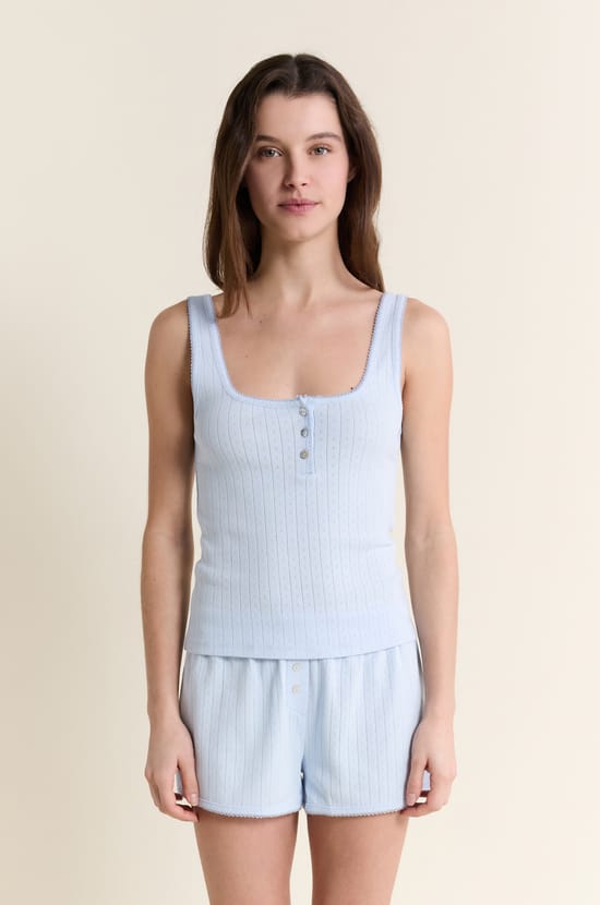 Short de pyjama en coton;${refinementColor}