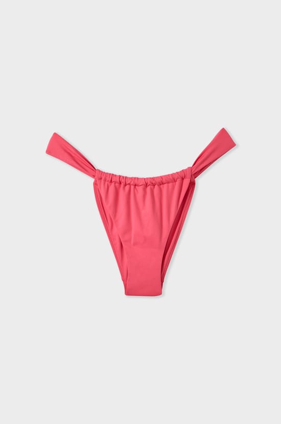 High-Leg Brazilian Bikini Bottom;${refinementColor}