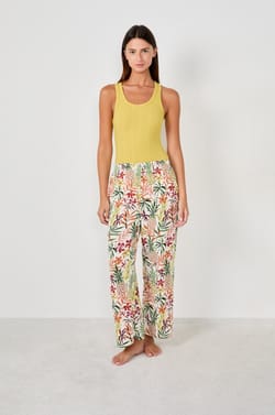 Débardeur côtelé en coton;${refinementColor}