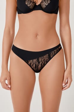 Culotte avec dentelle;${refinementColor}