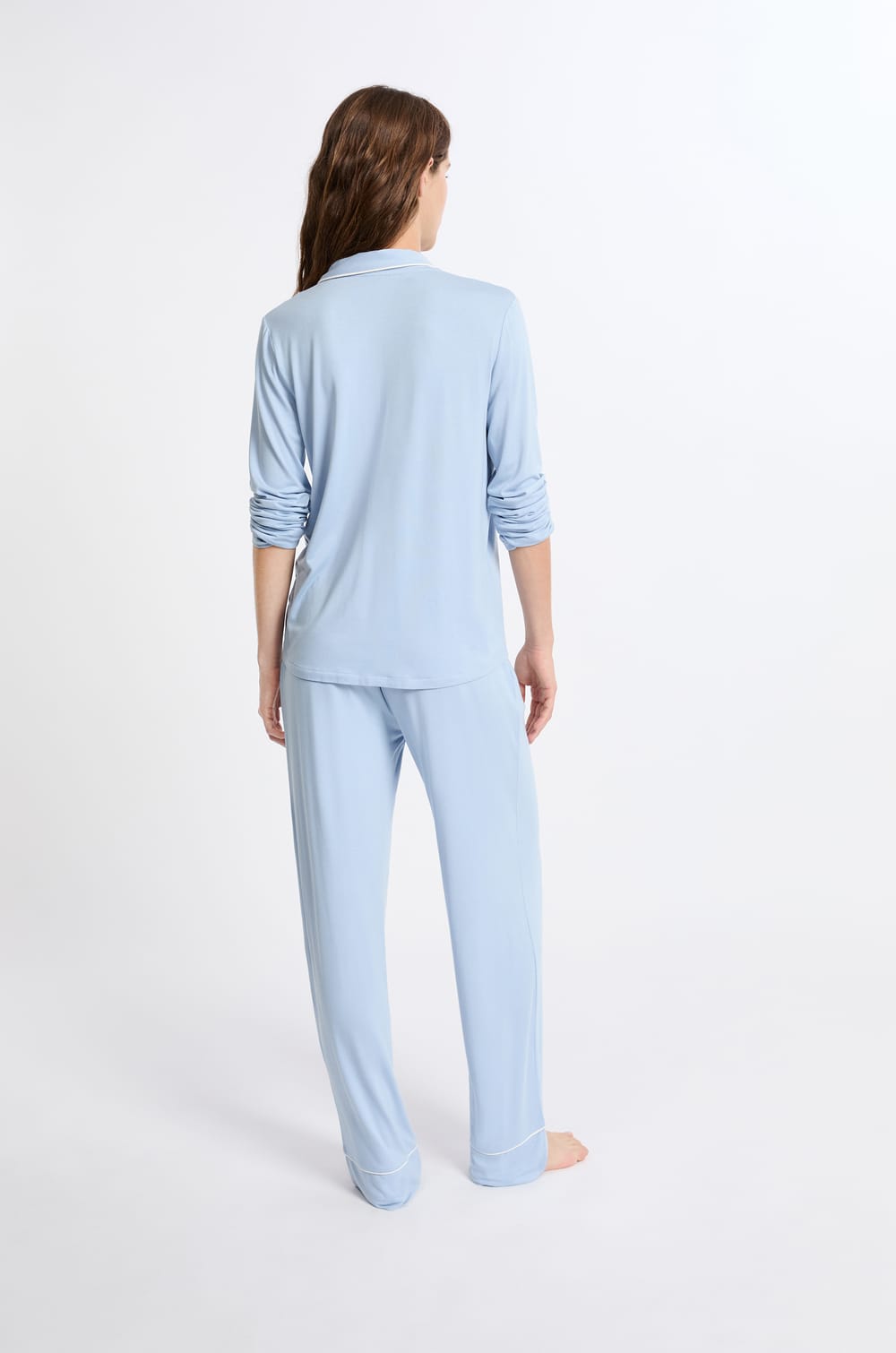 2-Piece Long-Sleeved Pajama Sets;${refinementColor}