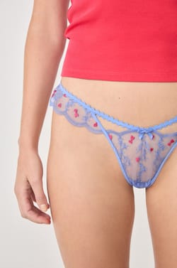 Embroidered Tanga;${refinementColor}