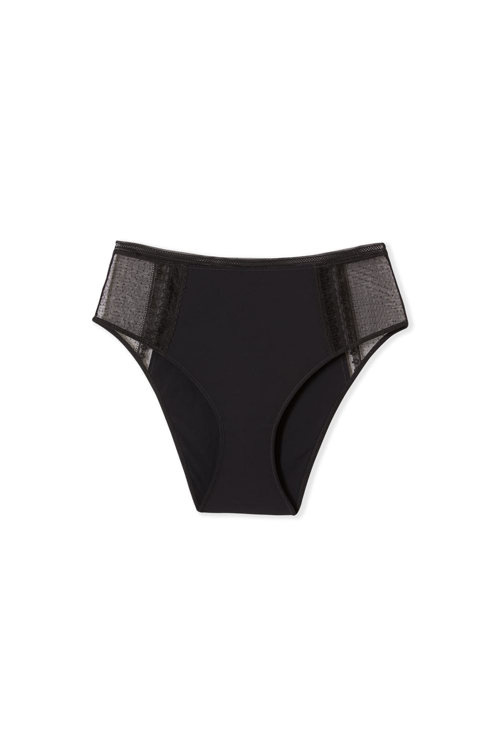 Culotte midi avec d&eacute;tails en dentelle;${refinementColor}