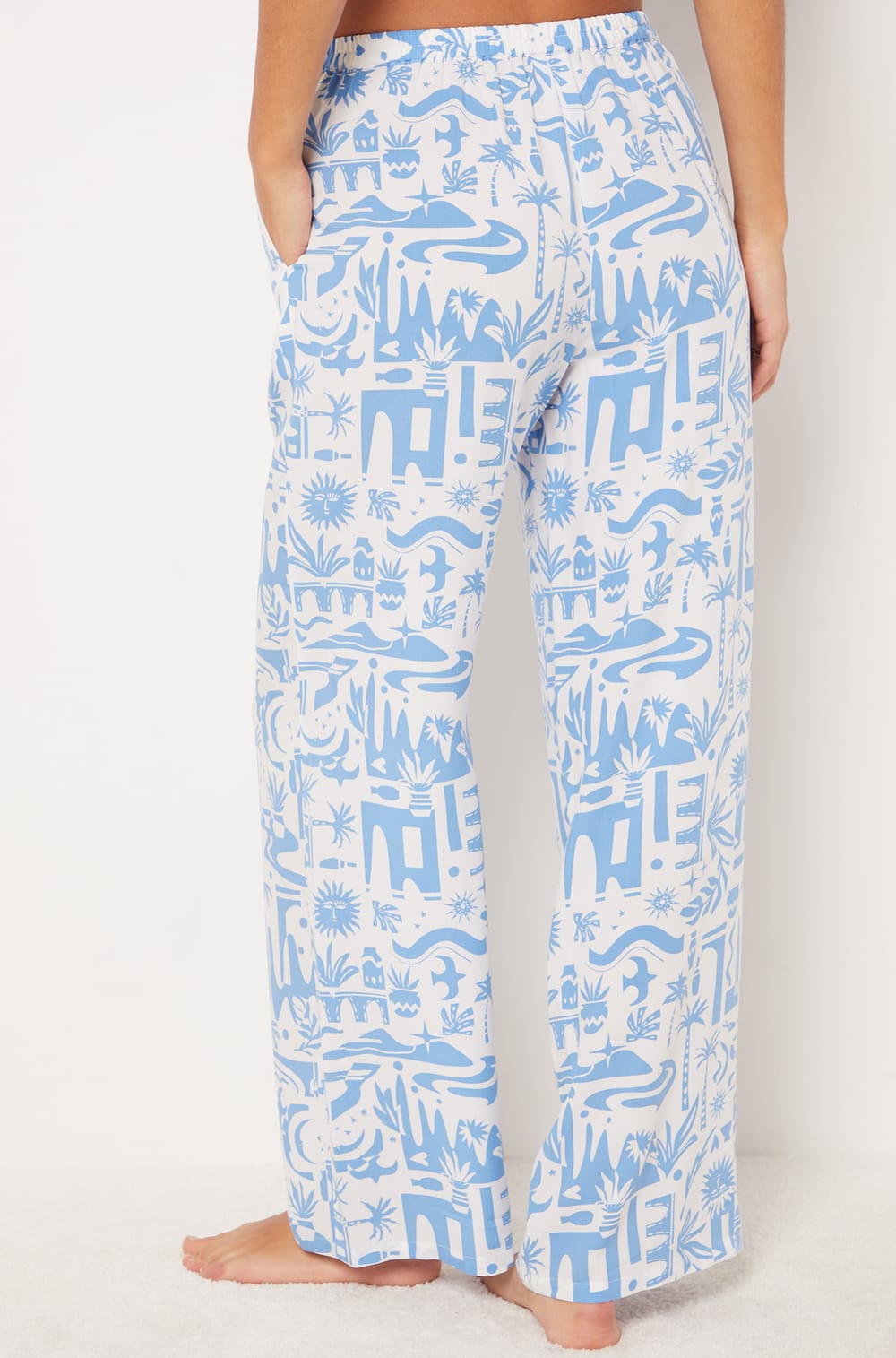 Pantalon de pyjama en flanelle - Bleu marine - HOMME | H&M BE