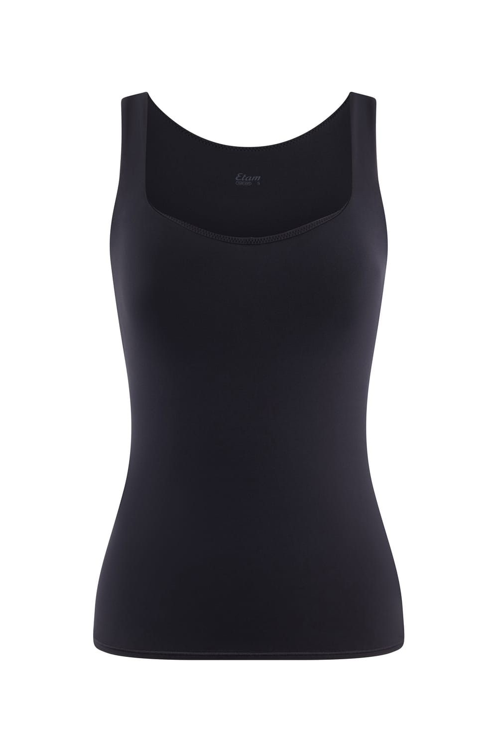 Microfiber Tank Top With Built-In Bra;${refinementColor}