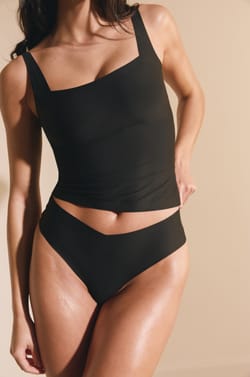 Microfibre Camisole with Removable Pads;${refinementColor}