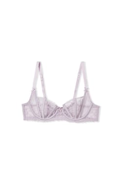 Soutien-gorge corbeille en tulle et satin;${refinementColor}