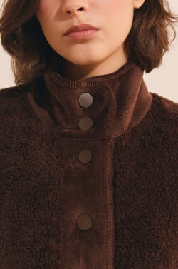 Veste avec col montant;${refinementColor}