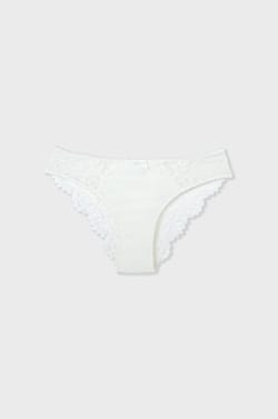 Panty tipo hipster de encaje y microfibra;${refinementColor}