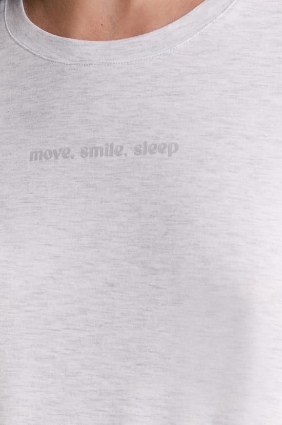 T-shirt de pyjama manches courtes;${refinementColor}