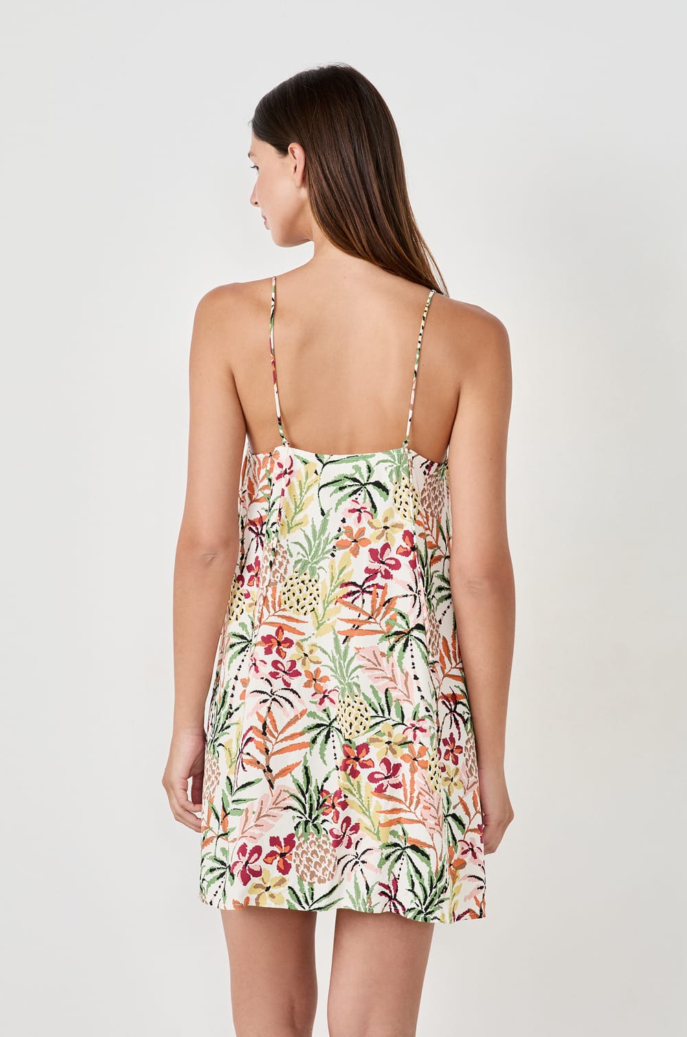 Short printed nightdress;${refinementColor}