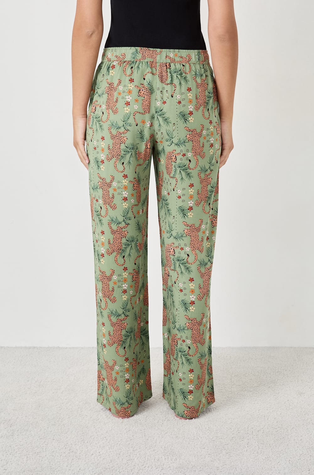 Pyjama-Hose mit Print;${refinementColor}