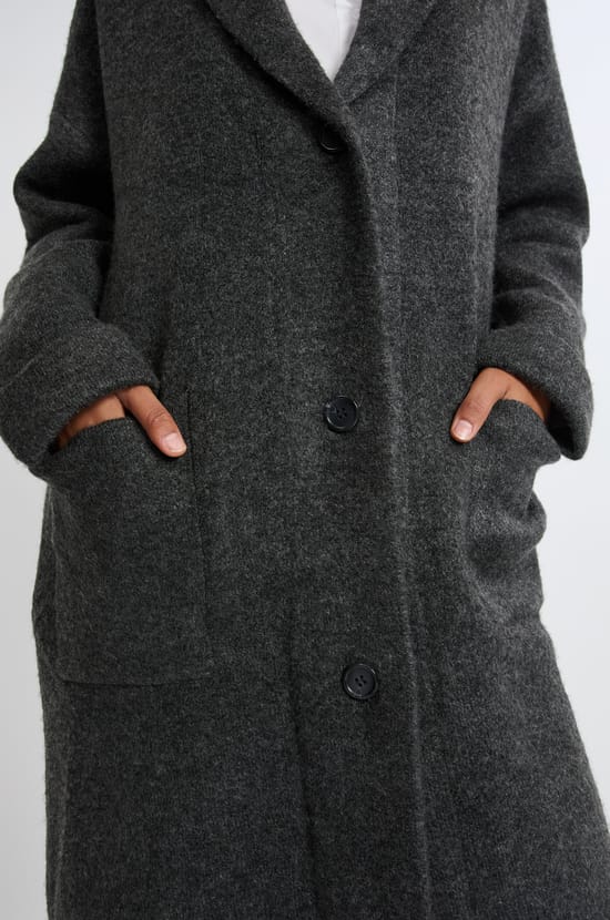 Manteau long avec boutons;${refinementColor}