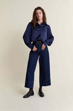 Chemise en satin;${refinementColor}