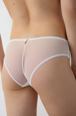 Embroidered Tulle Hipster;${refinementColor}