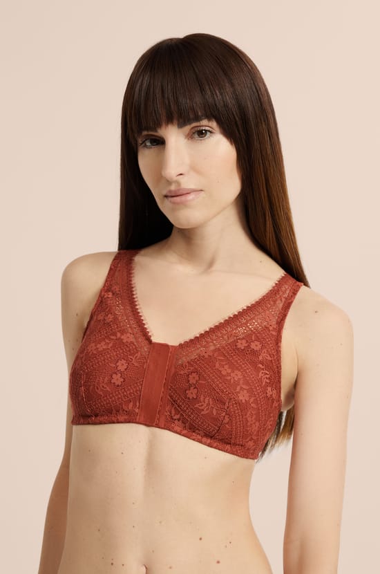 Soutien-gorge brassi&egrave;re sans armatures post-mastectomie avec ouverture devant;${refinementColor}