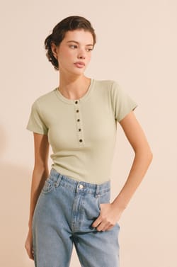 T-shirt manches courtes en coton;${refinementColor}