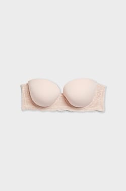 Bandeau s tenkými košíčky a odnímatelnými ramínky - košíček D;${refinementColor}