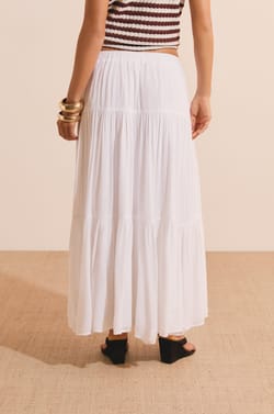 Jupe longue fluide &agrave; panneaux;${refinementColor}