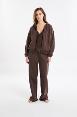 Hooded Jacket with Cotton;${refinementColor}