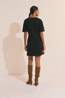 Robe courte en coton;${refinementColor}