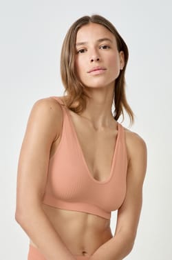 Ribbed Bralette;${refinementColor}