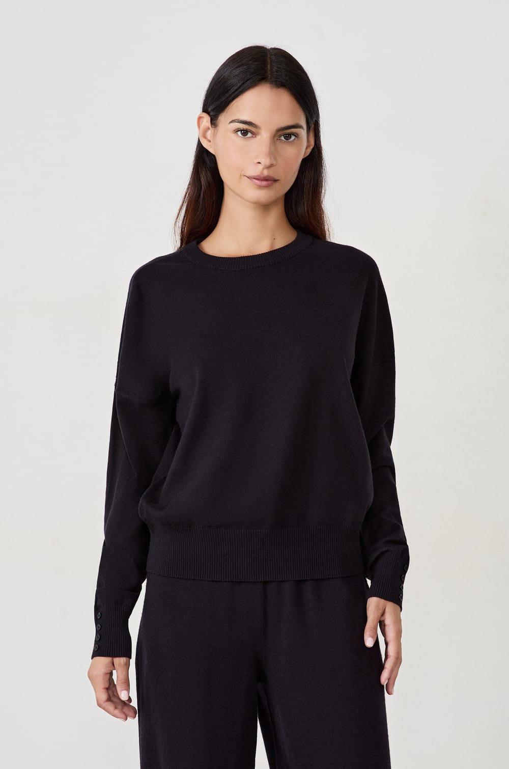 Pull col rond manches longues;${refinementColor}