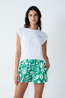 Pantalones cortos de pijama estampados;${refinementColor}