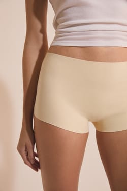 Seamless Cotton Boyshorts;${refinementColor}