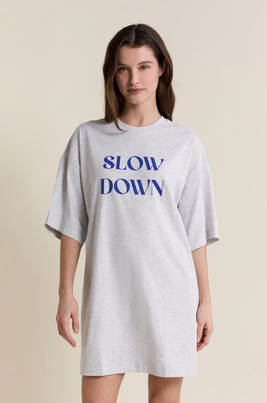 Chemise de nuit en coton;${refinementColor}